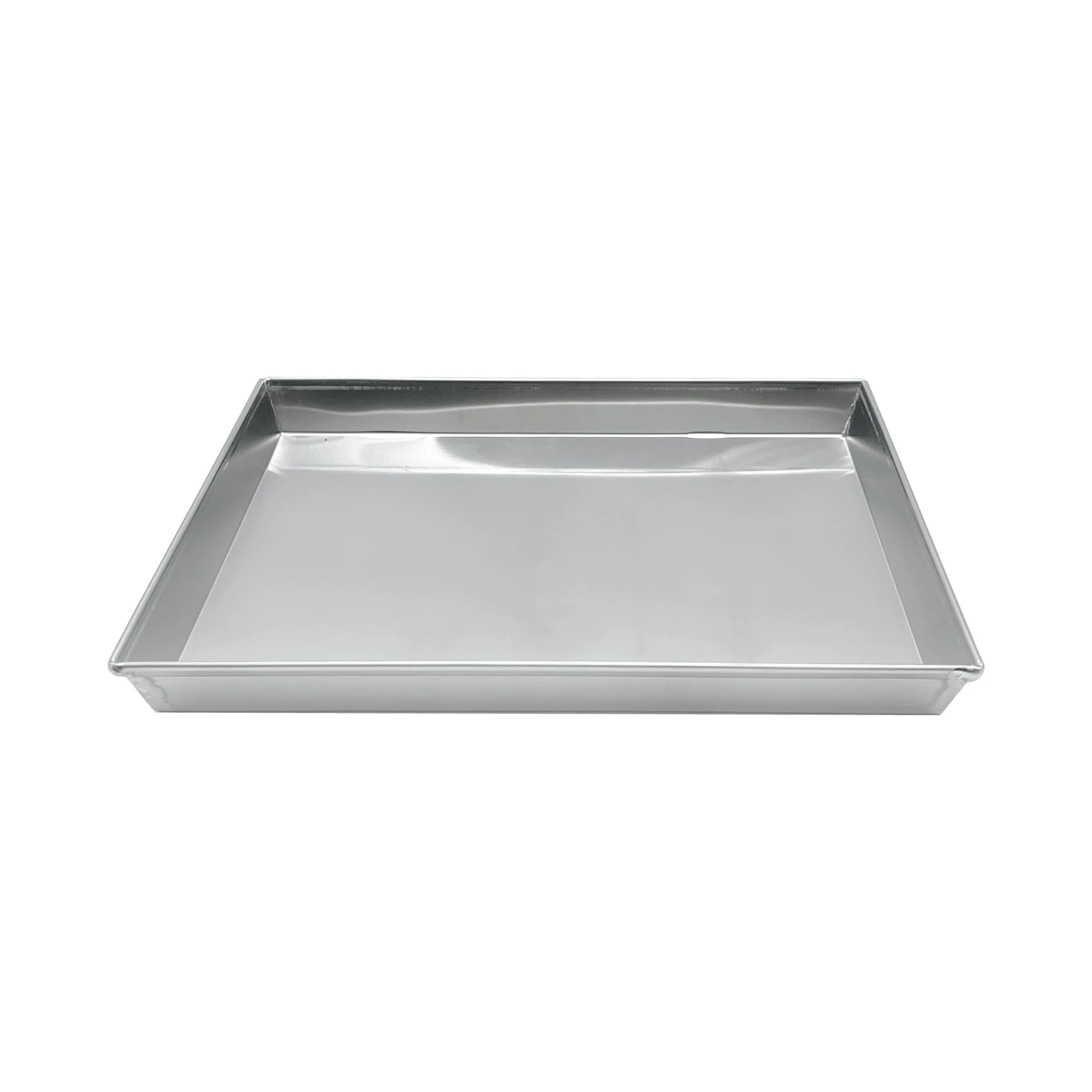 Pentole Agnelli COAL49/345 Rectangular Aluminum Alloy 3003 Tray with Rim, Silver, 45 x 35 cm, 1 Piece