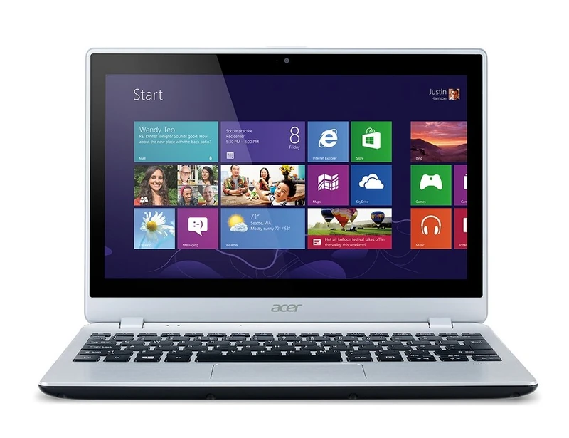 Acer Aspire V5-123 11.6-inch Notebook (Silver) - (AMD 1GHz, 4GB RAM, 500GB HDD, LAN, WLAN, Webcam, Integrated Graphics, Windows 8) - Image 1