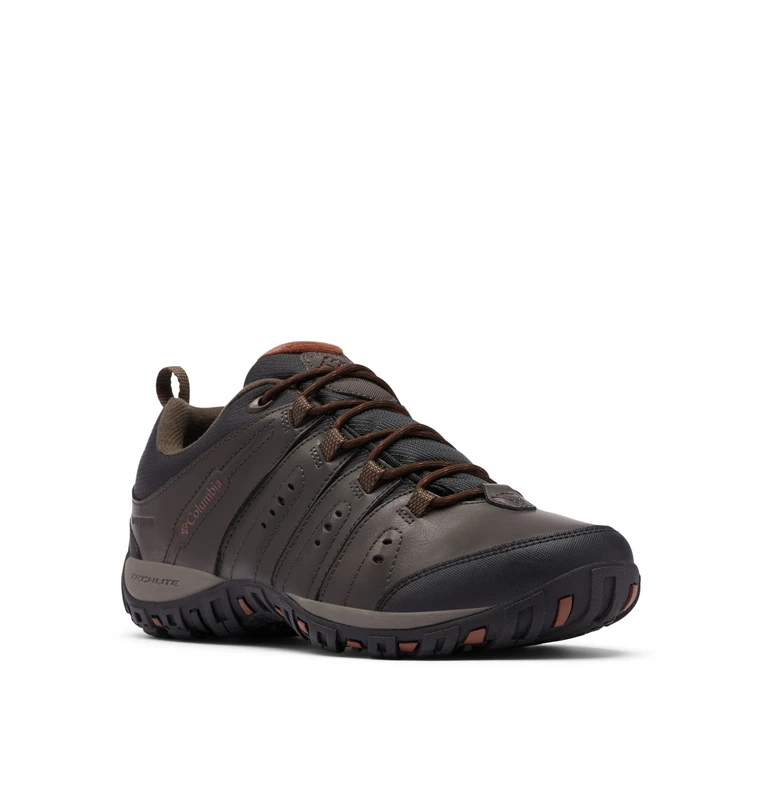 Columbia Men's Woodburn 2 WP waterproof low rise hiking shoes, Brown (Cordovan x Cinnamon), 7.5 UK