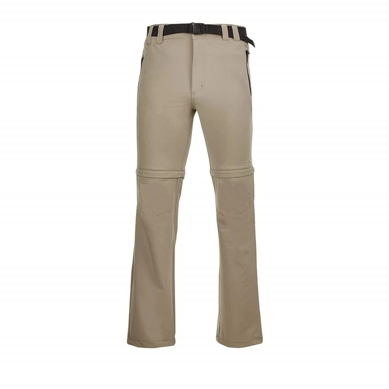 CMP F.Lli Campagnolo - Men's Convertible Zip Trousers, Beige (CORDA), 50