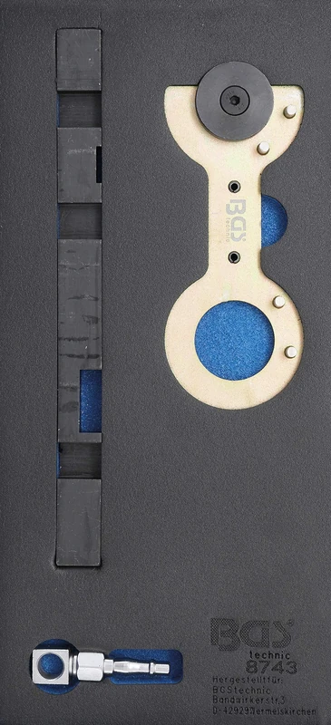 BGS 8743 | Tool Tray 1/3: Double Vanos Adjustment Tool Set for BMW M52TU / M54 / M56