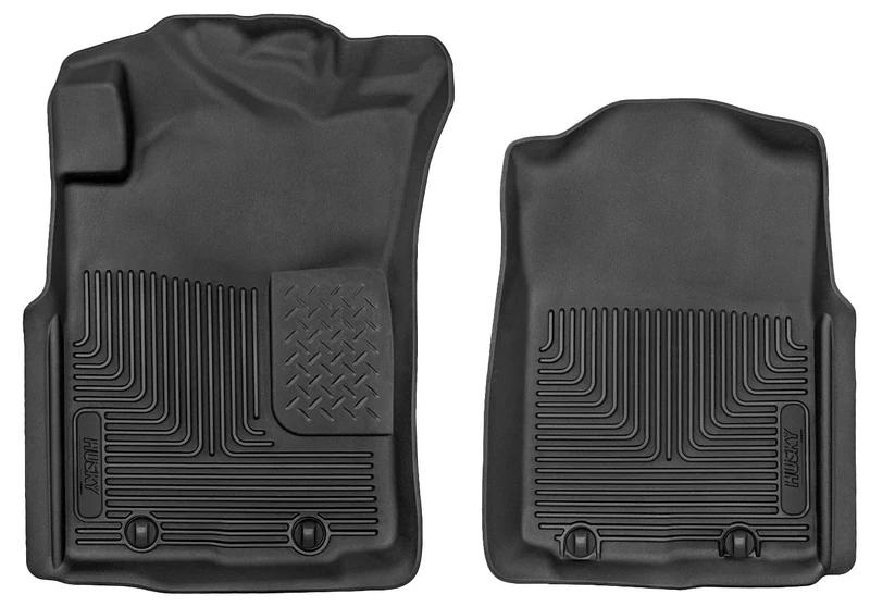 Husky Liners X-act Contour Series | Front Floor Liners - Black | 53721 | Fits 2005-2011 Tacoma Access/Double/Standard Cab 2 Pcs