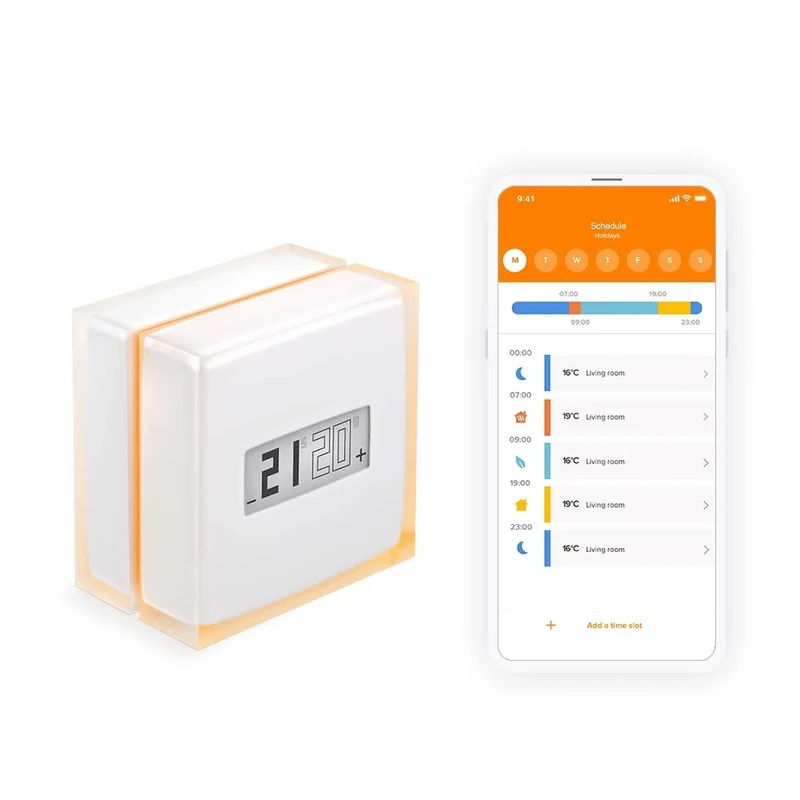 Netatmo Smart Thermostat for Individual Boiler, NTH01-EN-EC