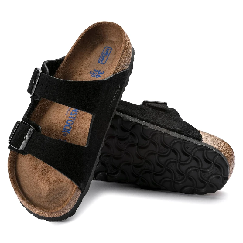 Birkenstock Arizona Sfb, Women's Open Toe Sandals, Noir, 5.5 UK (39 EU)