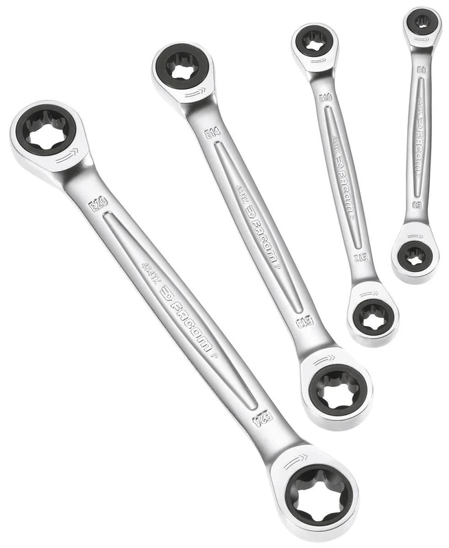 Facom 464TX.J4PB Ratcheting Torx Wrench Set, 4 Pieces