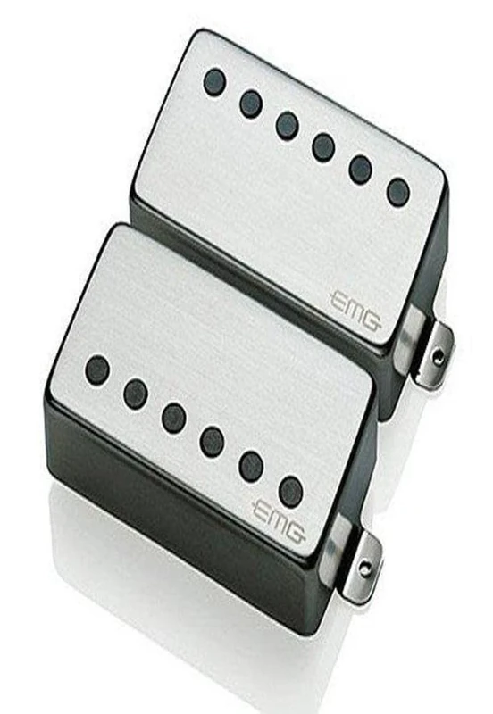 EMG 57/66 Pickup Set, Brushed Chrome