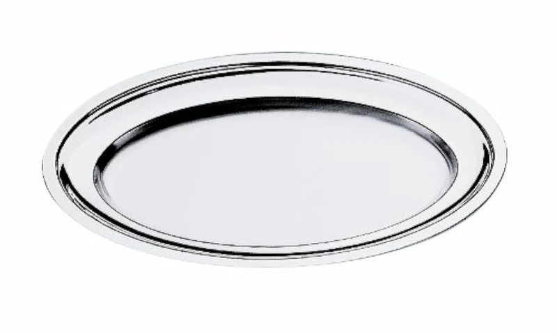 MEPRA 60 x 41 cm Oval Serving Plate, Silver