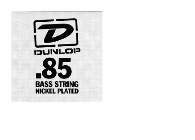 DUNLOP DBN85 Nickel Stainless Steel Medium Bass Guitar String, .085-Gauge