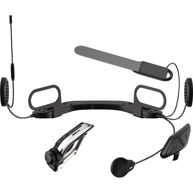 Sena 10U Motorcycle Bluetooth Communication System with Handlebar Remote for Arai Full-face Helmets