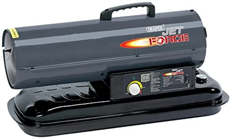 Draper 32286 Jet Force Diesel and Kerosene Space Heater, 22KW, Blue