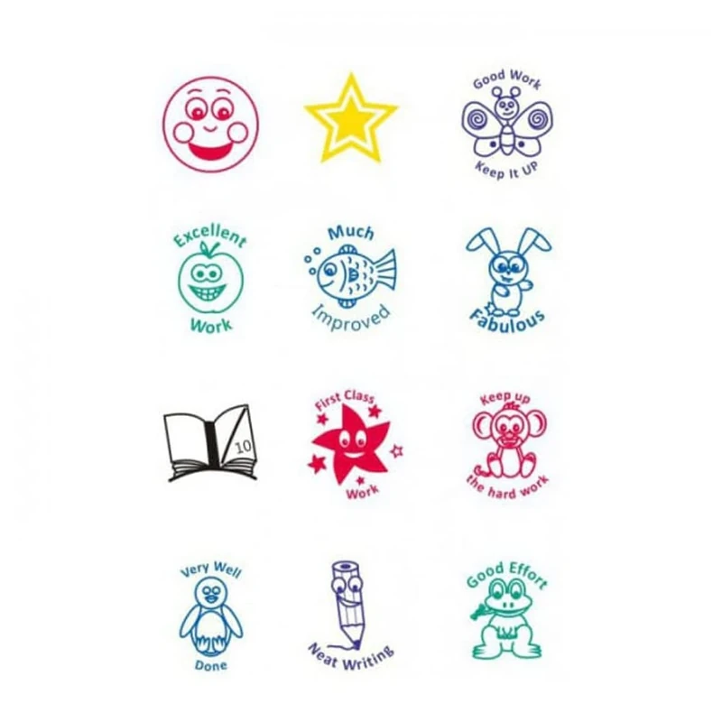 Trodat Classmates Motivational And Reward Teacher Stamps Set