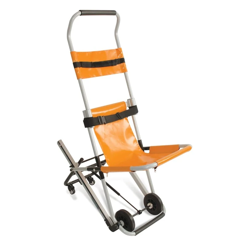 Reliance Medical Relequip Evacuation Chair with Bracket and Cover-Lightweight, Compact and Easy to Use - Adjustable Head Pad and Patient Restraint - Ideal for Offices, Hotels and Multi-Level Buildings - Image 1