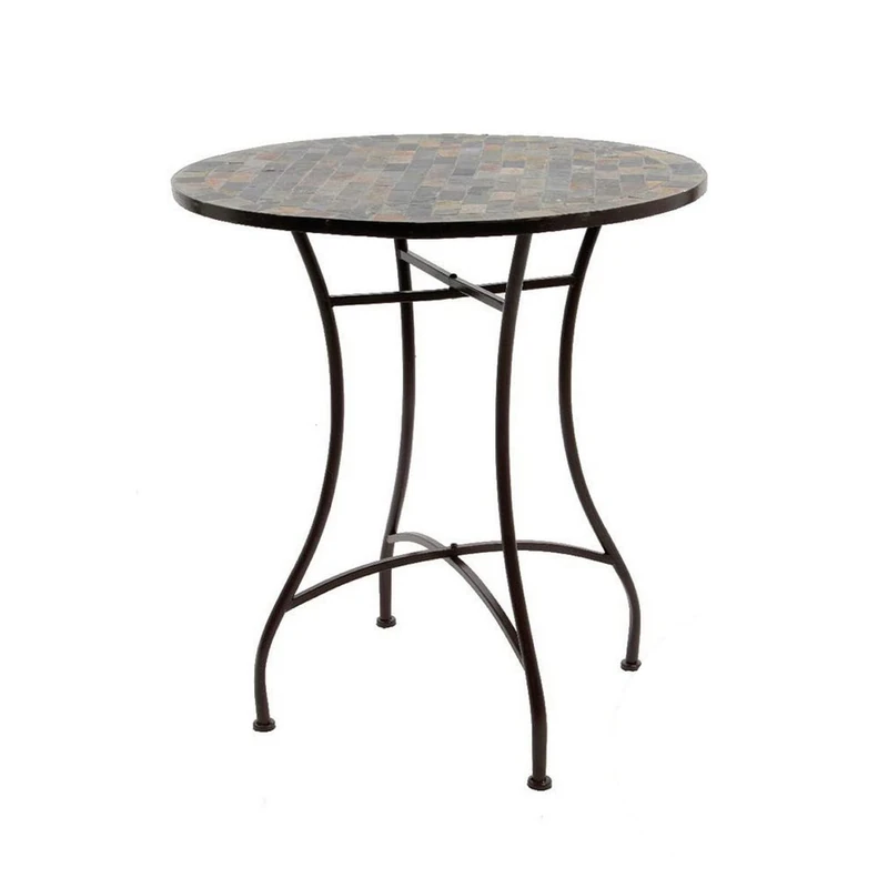 EDP 75335 Stuttgart Outdoor Mosaic Table, Multicoloured, Unisex-Adult, One Size