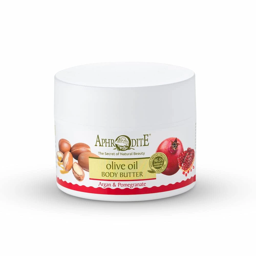 Aphrodite Regenerating Body Butter | Argan, Pomegranate & Greek Olive Oil | PEG-Free Formula | Deep Nourishment | For Very Dry Skin