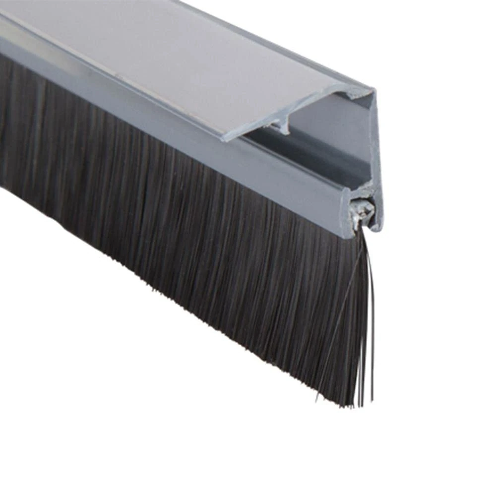 STORMGUARD 914 mm Draught Excluder Cover Clip Bottom Door Brush Seal - Chrome