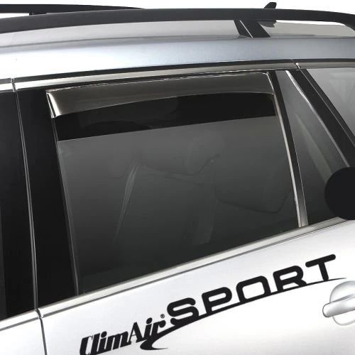 ClimAir Window Visors Master Dark (rear) compatible with Ford Ranger Pickup 4 doors & Mazda BT50 Double Cab 2012-