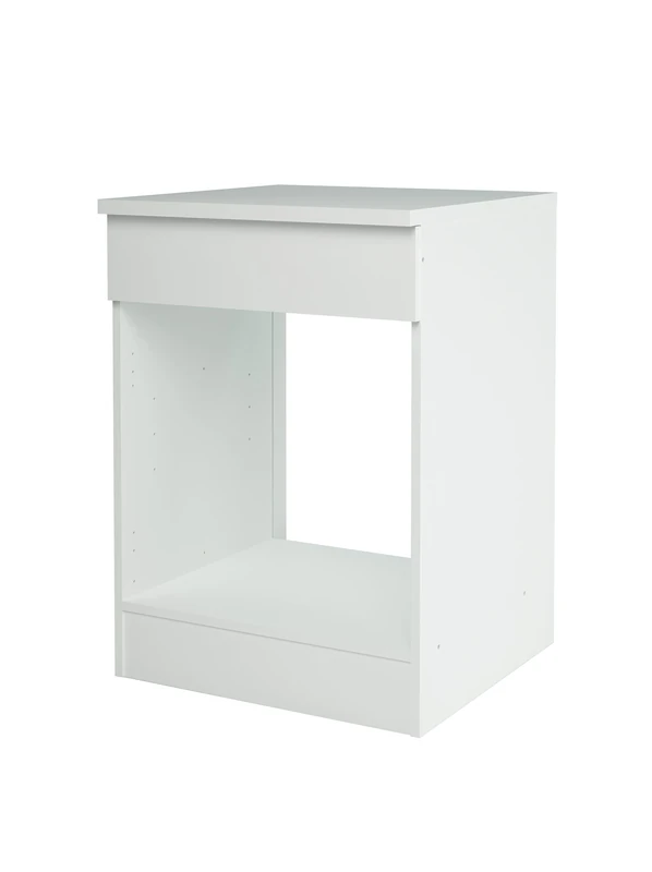 Demeyere 13Casa - Adrià A9 - Base forno. Dim: 60x60x84 h cm. Col: Bianco. Mat: Melamina.