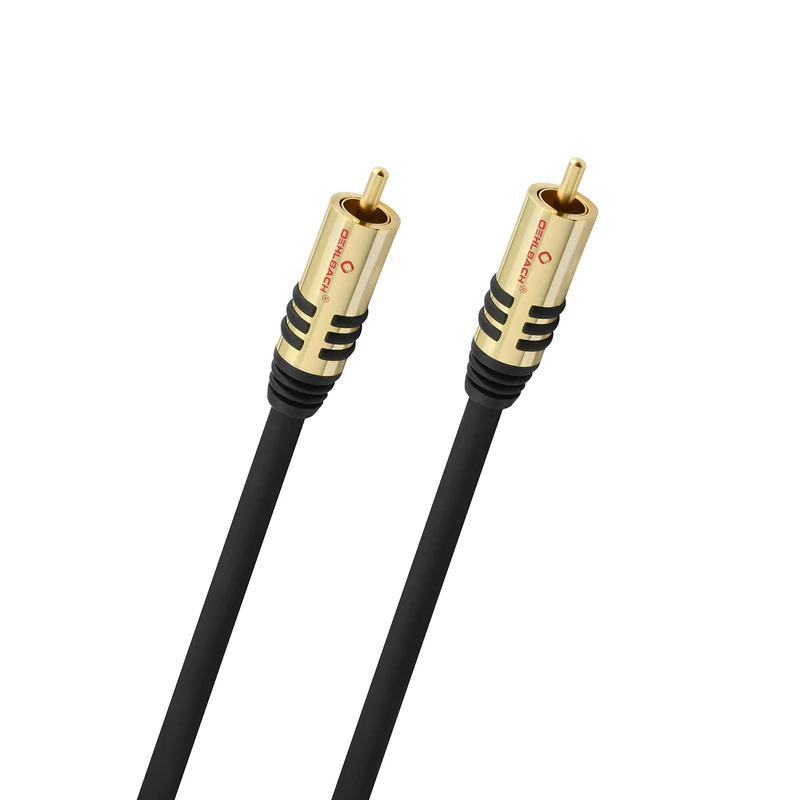 Oehlbach NF - sub-woofer cable 5 m Black - Image 1