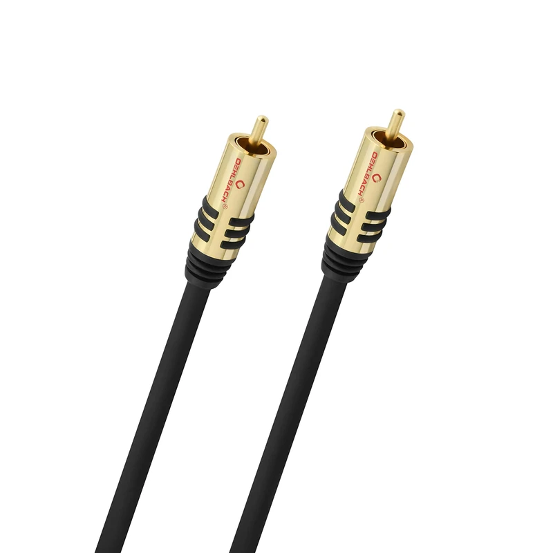 Oehlbach NF - sub-woofer cable 8 m Black - Image 1