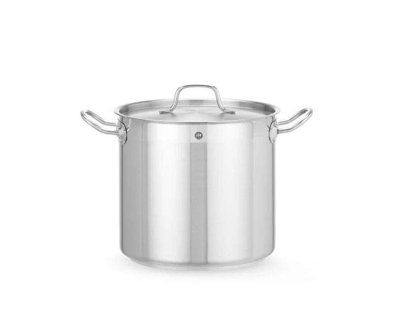 HENDI Stew pan high, with lid, Profi Line, ⌀240x(H)220 mm, 10 L