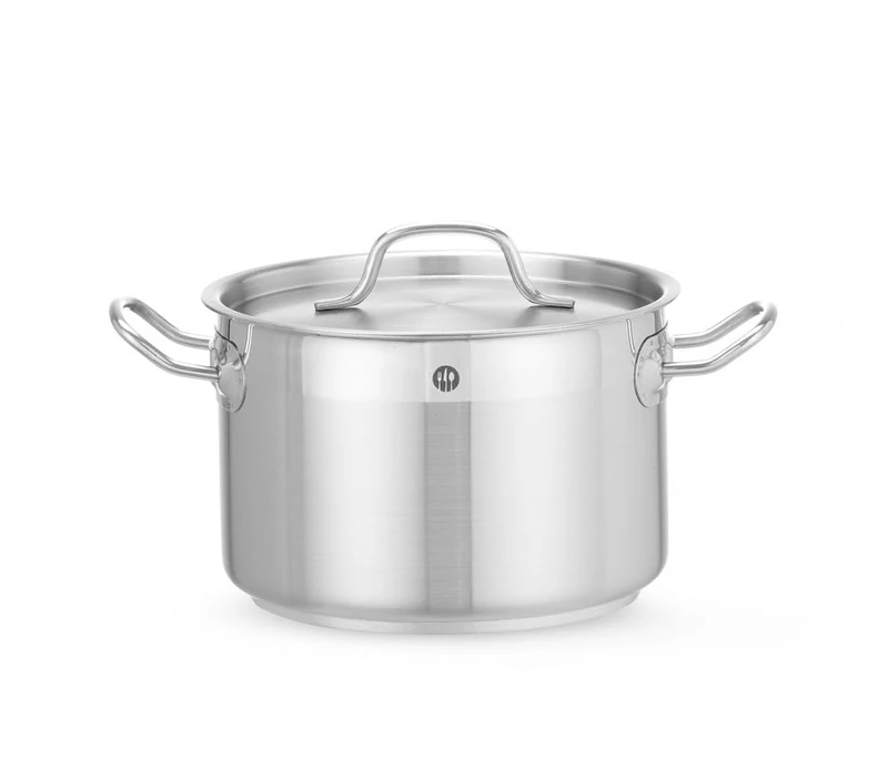 HENDI Stew pan middle, with lid, Profi Line, ⌀200x(H)130 mm, 4 L
