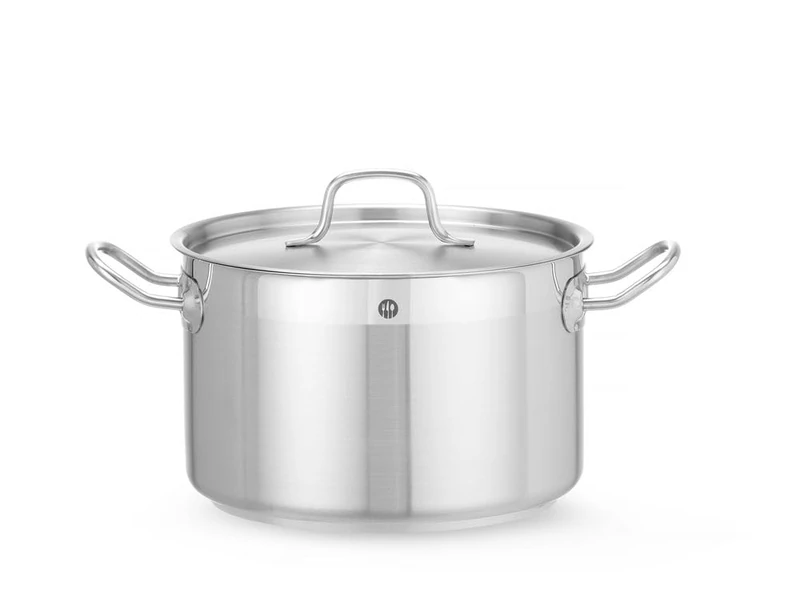 HENDI Stew pan middle, with lid, Profi Line, ⌀240x(H)150 mm, 7 L