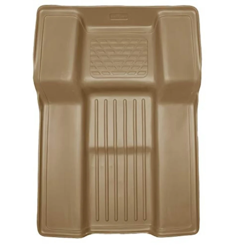 Husky Liners Weatherbeater Series | Walkway Floor Liner - Tan | 81243 | Fits 2007-2010 Cadillac Escalade, 2007-10 Chevrolet Tahoe/GMC Yukon 1 Pcs