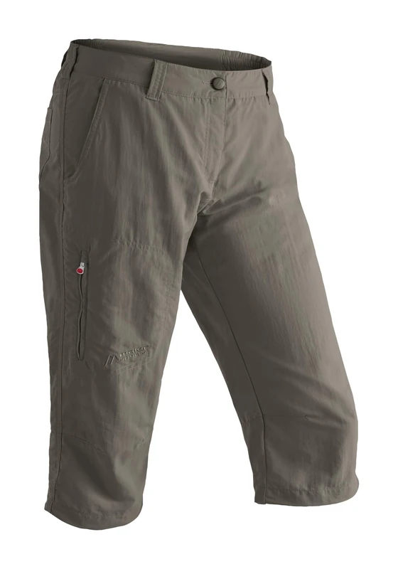 Maier Sports Neckar Hiking Capri, Women's 3/4 Hiking Pants, Water-repellent & breathable outdoor pants, Functional pants for trekking & leisure in summer