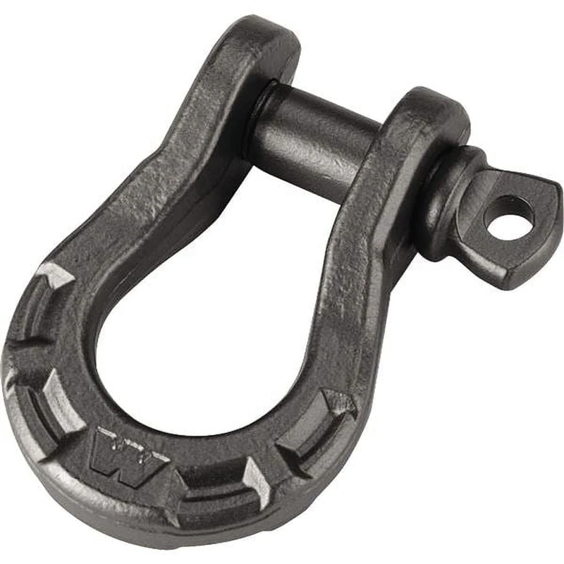 WARN 92092 Epic 1/2" Steel Winch D-Ring Shackle with 5/8" Pin: 2.75 Ton (5,500 lb) Capacity, Black
