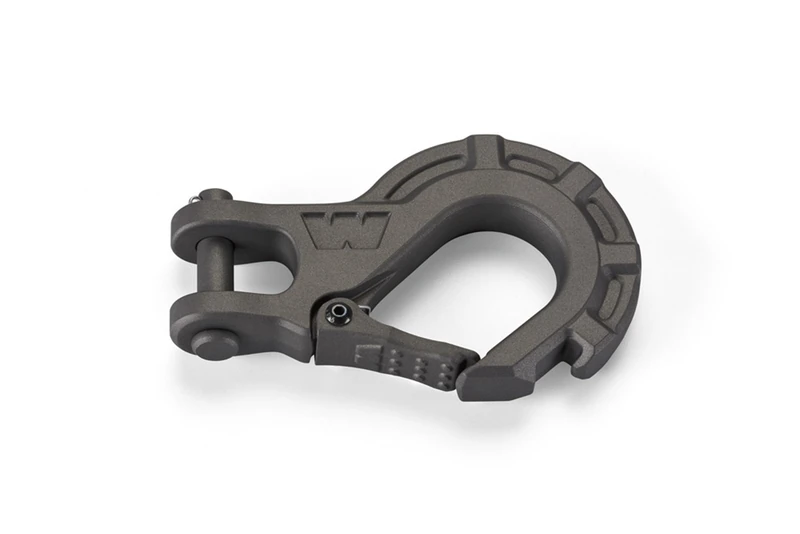 WARN 92089 Epic 5/16" Steel Winch Hook: 2.5 Ton (5,000 lb) Capacity, Black