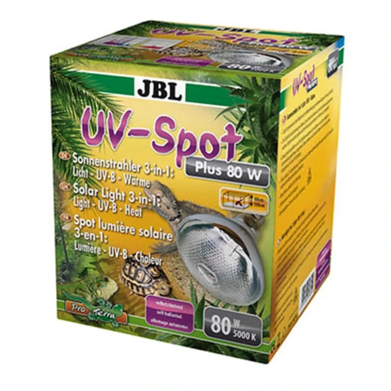 JBL UV-Spot plus 80 W, Extra strong UV spot lamp with daylight spectrum