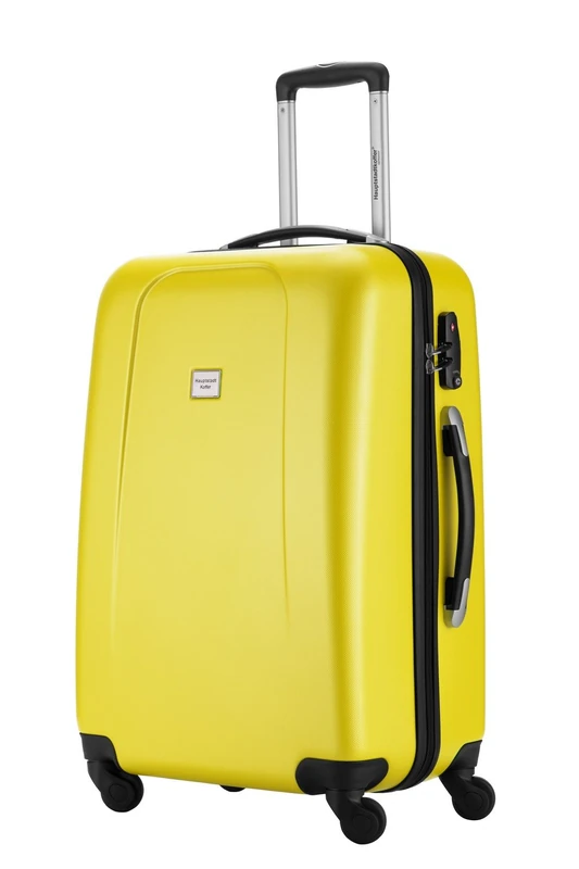 HAUPTSTADTKOFFER® - 71 Liter Suitcase Luggage Baggage Hardshell - 24" inch (Yellow)
