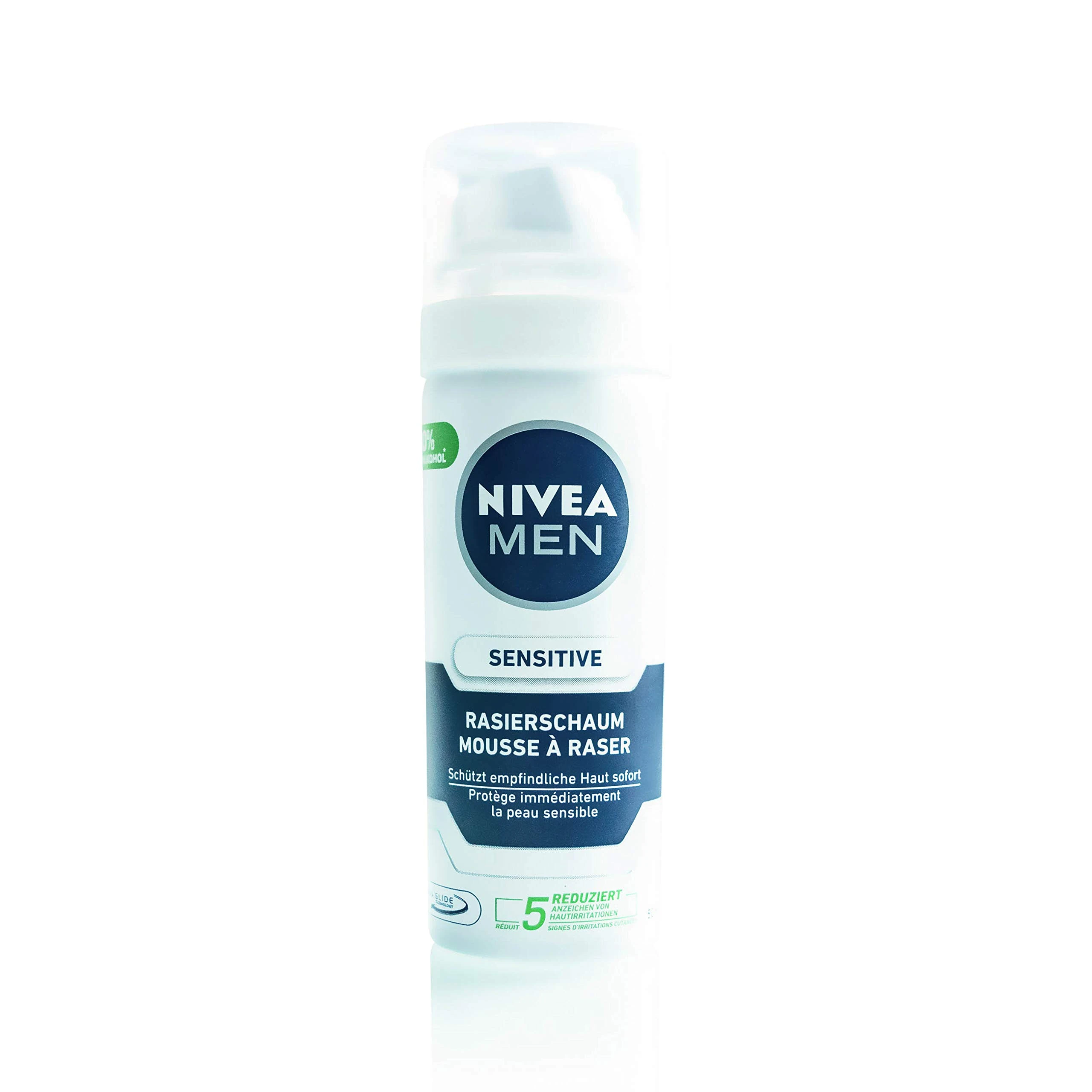 5Pack Nivea Travel Shaving Foam Sensitive 5x 50ml