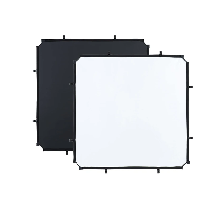 Manfrotto LL LR81121R Skylite Rapid Small Fabric - 1.1 x 1.1 m, Black/White