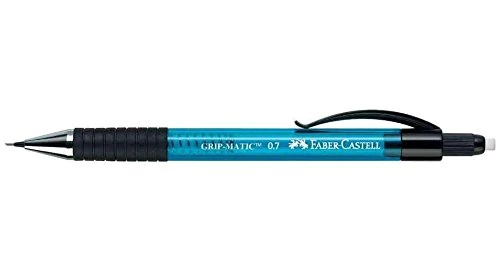 Faber-Castell Grip Matic 1377 0.7mm Blue Mechanical Pencils - Box of 10