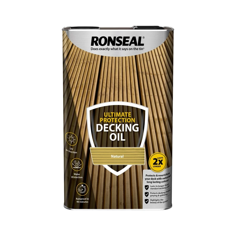RONSEAL Ultimate Protection Decking Oil Natural 5L