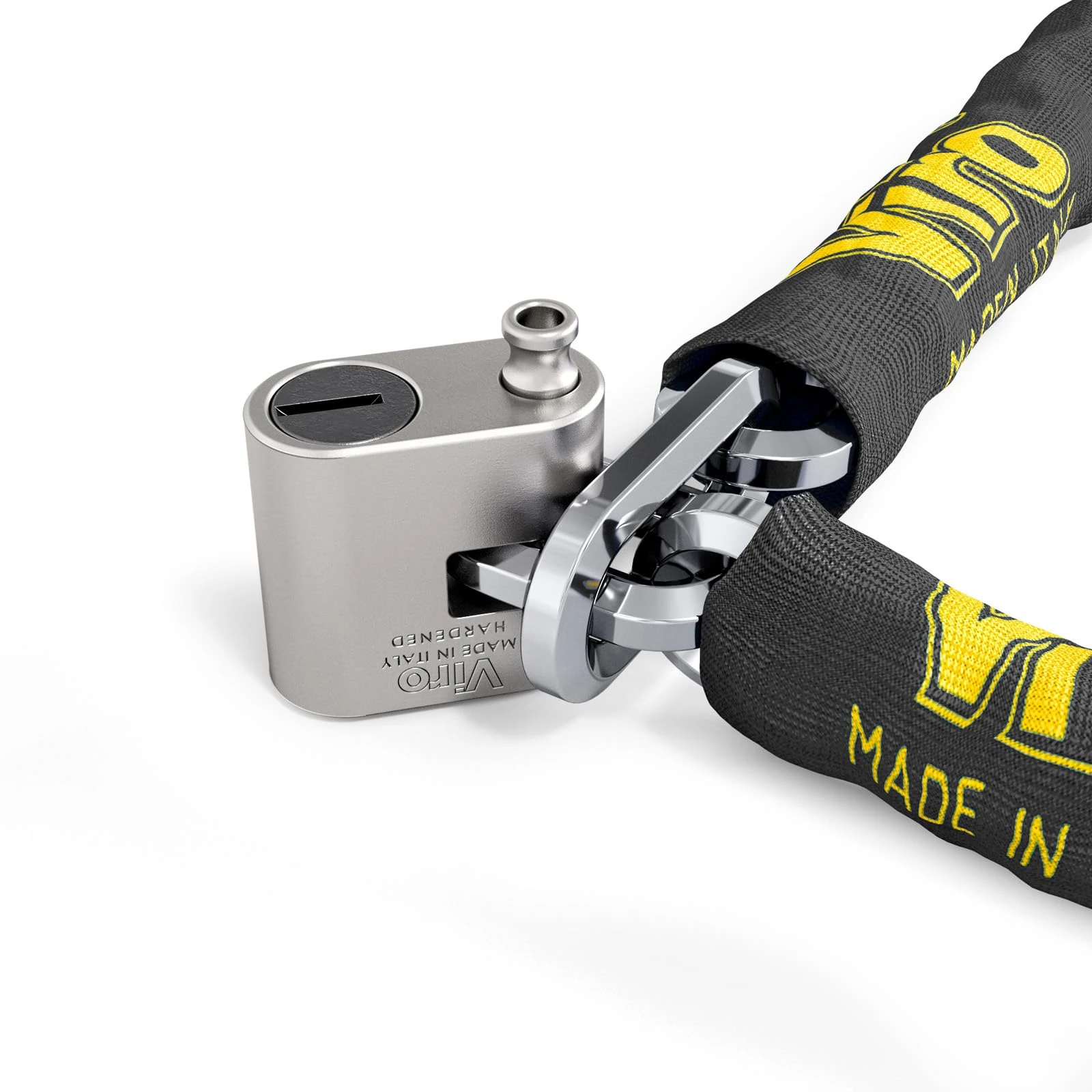 Viro 4155.180 EUROTHOR Padlock with Chain 180 cm, Multi-Coloured