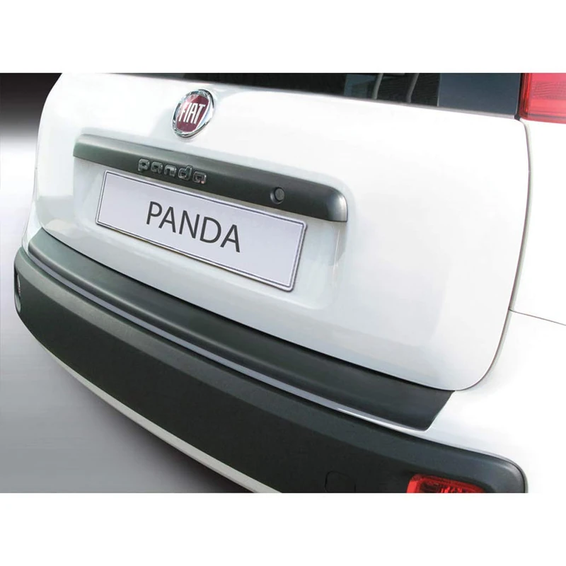 RGM ABS Rear Bumper Protector Compatible with Fiat Panda III 2012- (Excl. 4x4) Black - Image 1