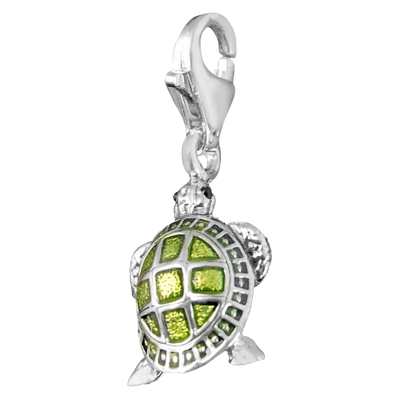 Thomas Sabo Women Charm Pendant Turtle Charm Club 925 Sterling Silver 0837-007-6 - Image 1