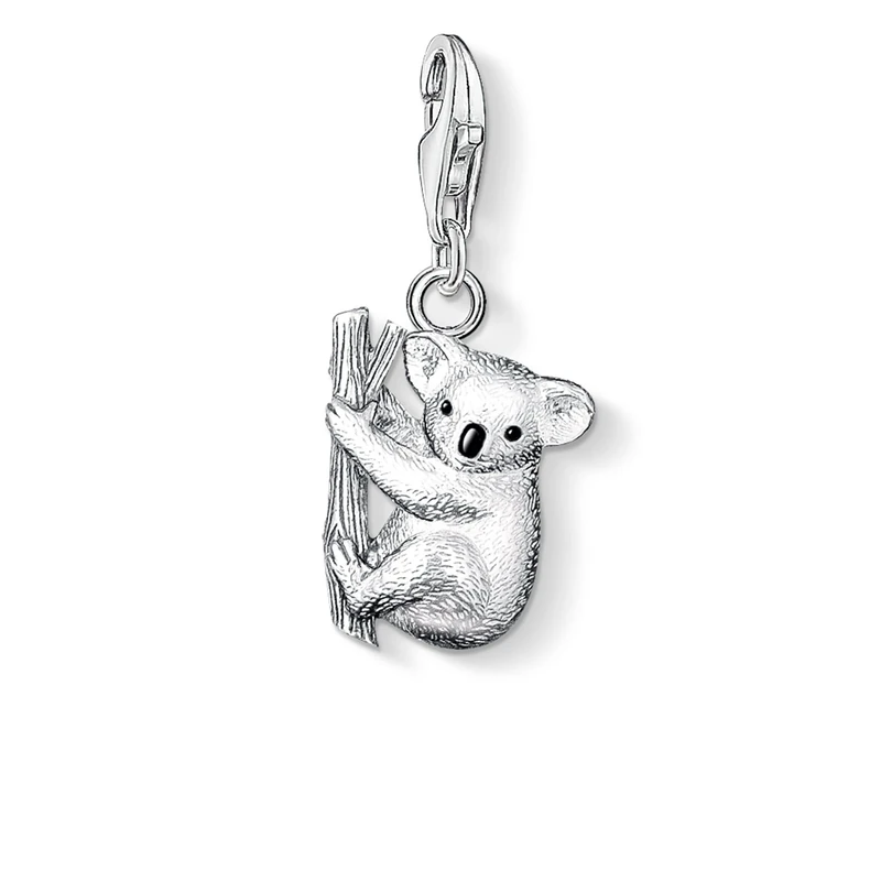 Thomas Sabo Women Charm Pendant Koala Charm Club 925 Sterling Silver 0643-007-12