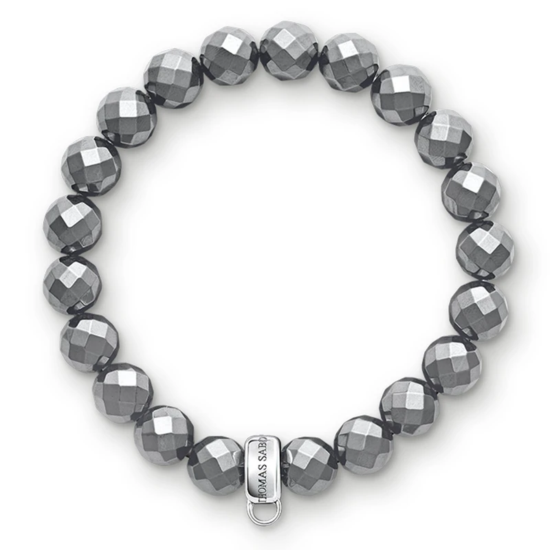 Thomas Sabo Charm Bracelet Hematite 925 Sterling Silver X0187-064-11-L