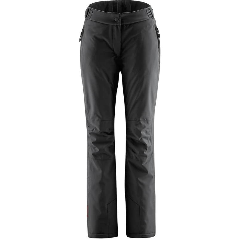 maier sports Resi 2, Women's ski pants, Waterproof snow pants, Protective snow guard and adjustable waistband, PFC-free, MTHERM padding & mTEX weatherproofing Black
