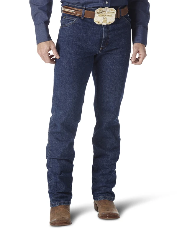 Wrangler Men's Premium Performance Cowboy Cut Regular Jean, Mid Stone, 44W x 32L