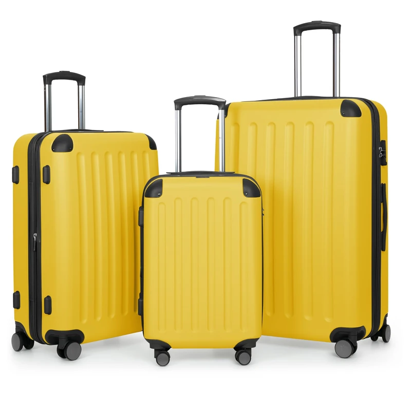 Hauptstadtkoffer Spree 3-Piece Hard-side Luggage Set - Yellow