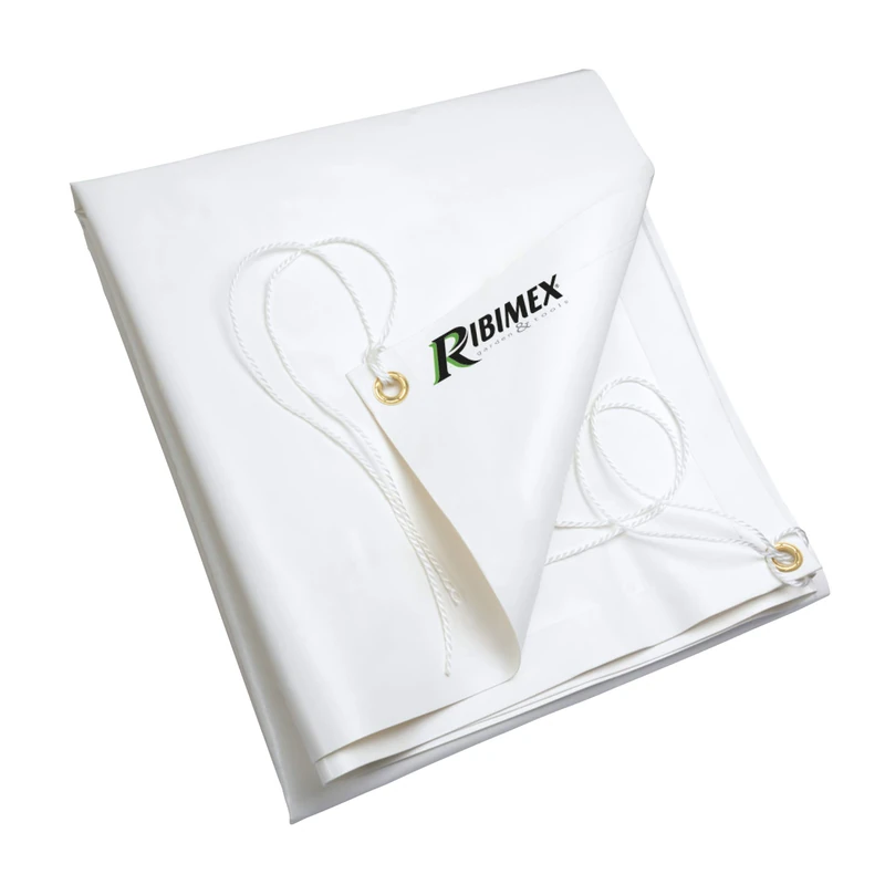 Ribiland 4534 PVC Tarpaulin 5 x 8 m 650 g/m² White - Image 1