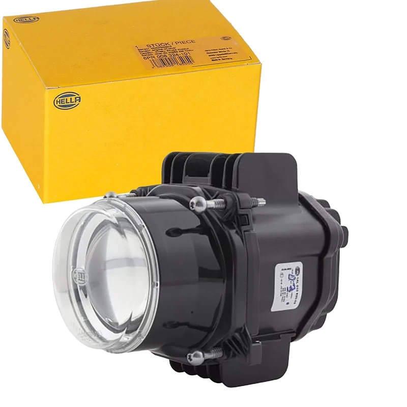 HELLA 1AL 010 820-841 LED/DE-Headlight - 90mm Performance Bi-LED L70 - 12V - round - Fitting - Plug: AMP - Right Front/Left Front