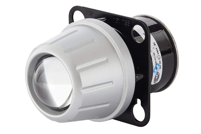 HELLA 1BL 009 071-081 Halogen/DE-Headlight - Premium 50 - 12V - round - Fitting - Lens Colour: transparent - Plug: Blade Terminal - Right Front/Left Front