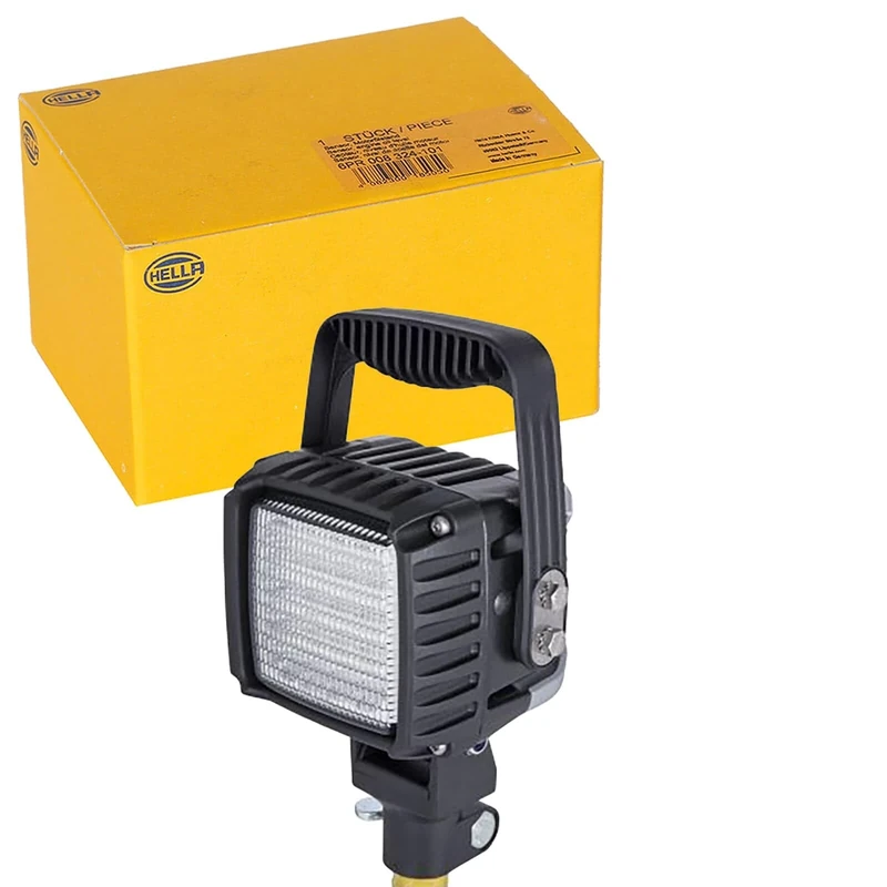 HELLA 1GA 996 192-051 LED-Worklight - Power Beam 3000 - 12/24V - 3000lm - Pipe-neck/mounting - Short distance lighting - Cable: 2000mm - Plug: open cable ends