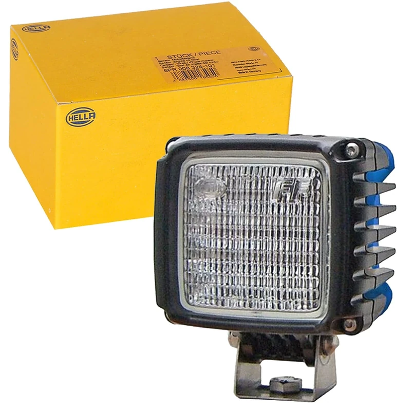 HELLA 1GA 996 192-061 LED-Worklight - Power Beam 3000 - 12/24V - 3000lm - mounting/Bolted - Vertical/Swivelling Mounting Bracket - Short distance lighting - Plug: DEUTSCH plug