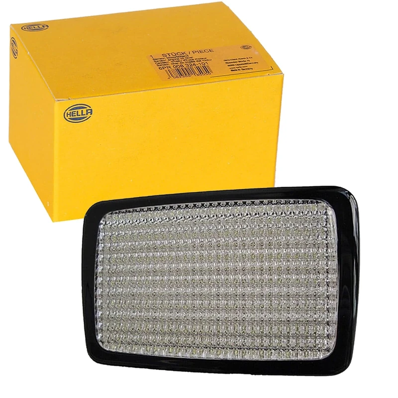 HELLA 1GD 996 193-051 LED-Worklight - Flat Beam 1000 - 12/24V - 1100lm - mounting/Screw Connection - Vertical - Surface Lighting - Cable: 2000mm - Plug: open cable ends